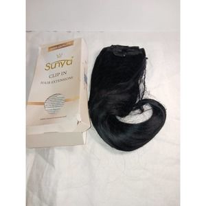 New but Opened in Damaged Box Sunya Black Hair Extensions